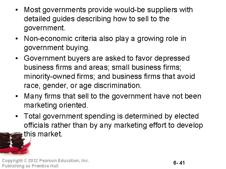  • Most governments provide would be suppliers with detailed guides describing how to