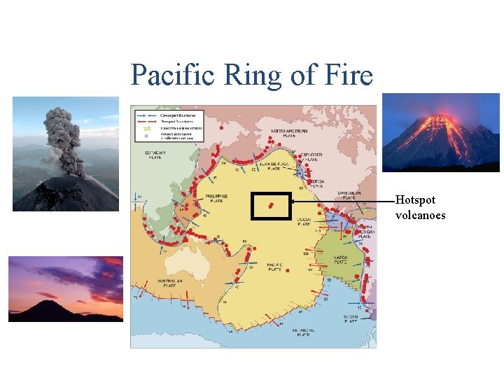 Pacific Ring of Fire Hotspot volcanoes Pacific Ring of Fire Hotspot volcanoes