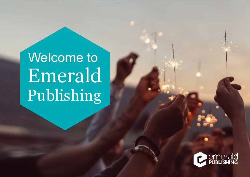 Welcome to Emerald Publishing 