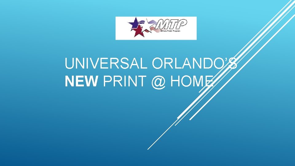 UNIVERSAL ORLANDO’S NEW PRINT @ HOME 