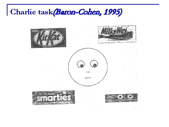 Charlie task(Baron-Cohen, 1995) 