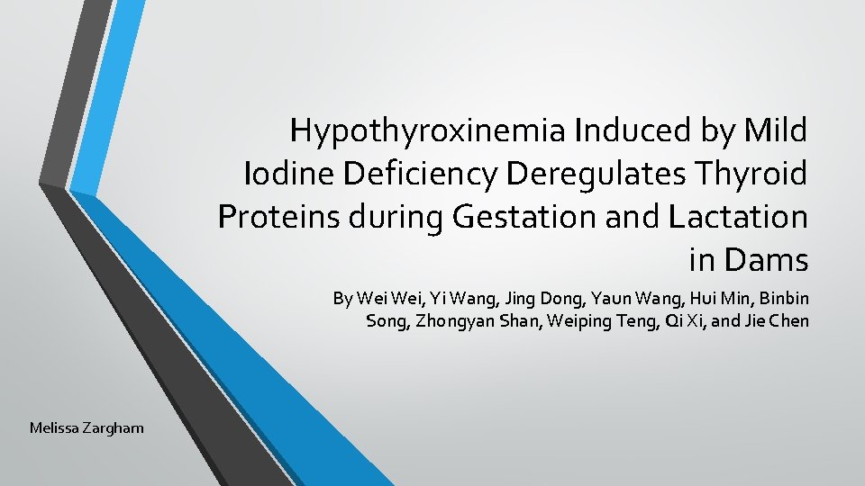 Hypothyroxinemia Induced by Mild Iodine Deficiency Deregulates Thyroid Proteins during Gestation and Lactation in