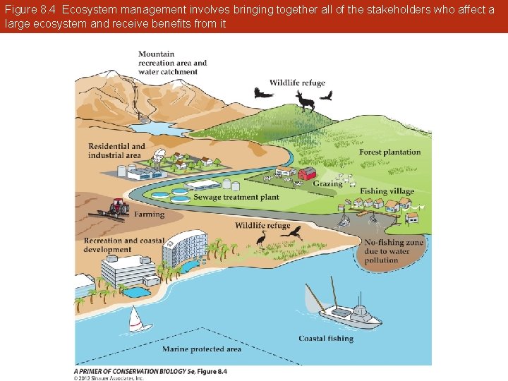 Figure 8. 4 Ecosystem management involves bringing together all of the stakeholders who affect