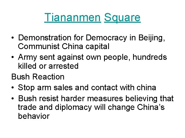 Tiananmen Square • Demonstration for Democracy in Beijing, Communist China capital • Army sent