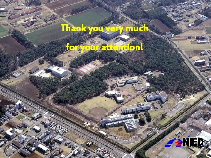 Thank you very much for your attention! 