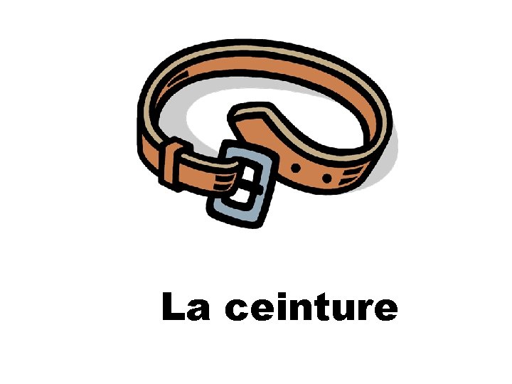 La ceinture 