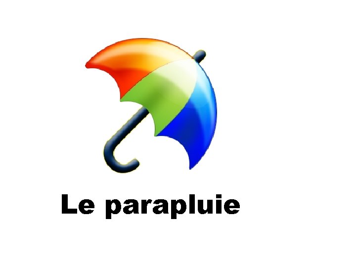 Le parapluie 