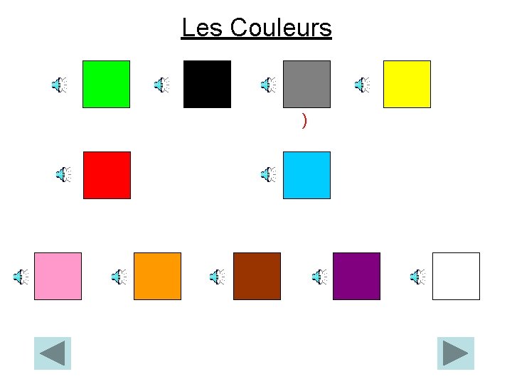 Les Couleurs ) 