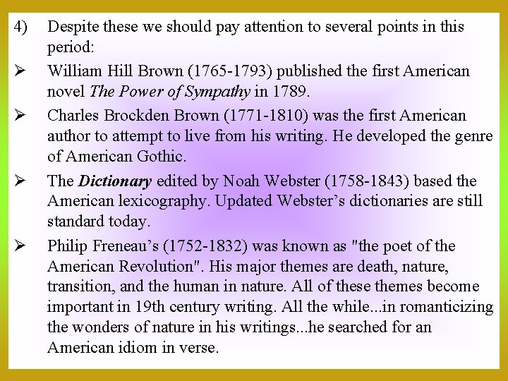 4) Ø Ø Despite these we should pay attention to several points in this