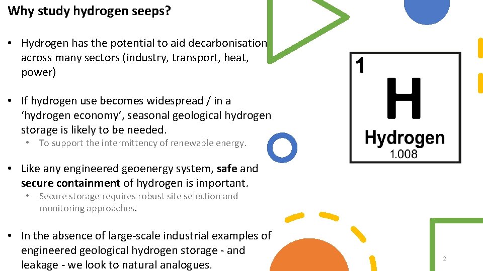 Geological Storage of Hydrogen Learning from natural hydrogen