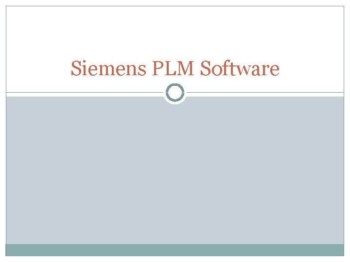 Siemens PLM Software 