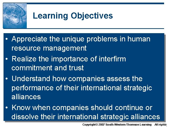 Learning Objectives • Appreciate the unique problems in human resource management • Realize the