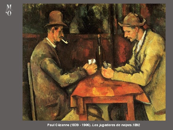 Paul Cézanne (1839 - 1906). Los jugadores de naipes. 1892 