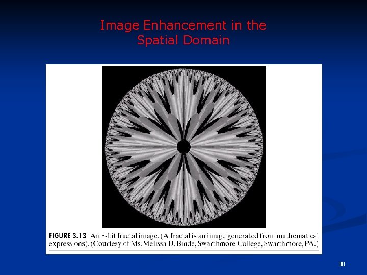 Image Enhancement in the Spatial Domain 30 