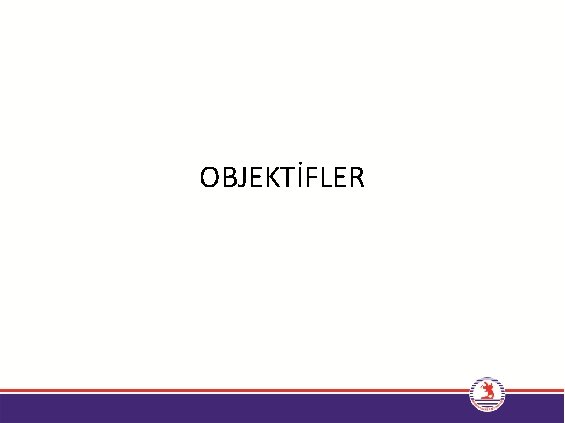 OBJEKTİFLER 