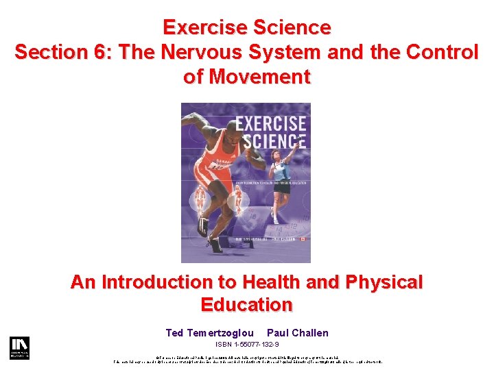 Exercise Science Section 6 The Nervous System and