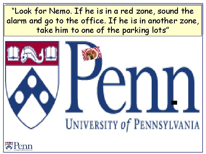 “Look for Nemo. If he is in a red zone, sound the alarm and