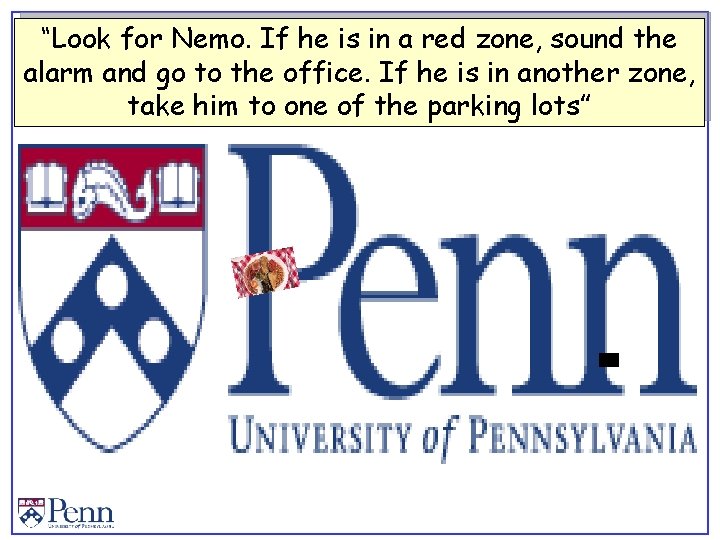 “Look for Nemo. If he is in a red zone, sound the alarm and