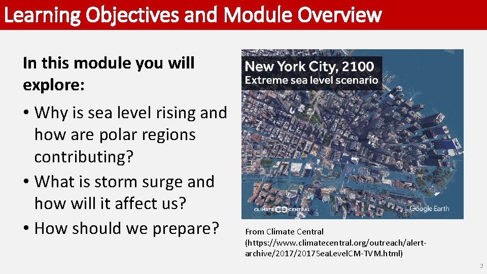 Learning Objectives and Module Overview In this module you will explore: • Why is