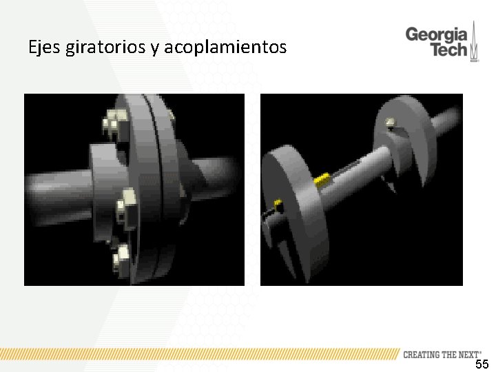 Ejes giratorios y acoplamientos 55 