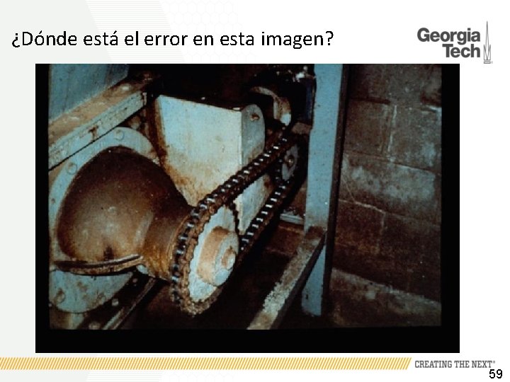 ¿Dónde está el error en esta imagen? 59 