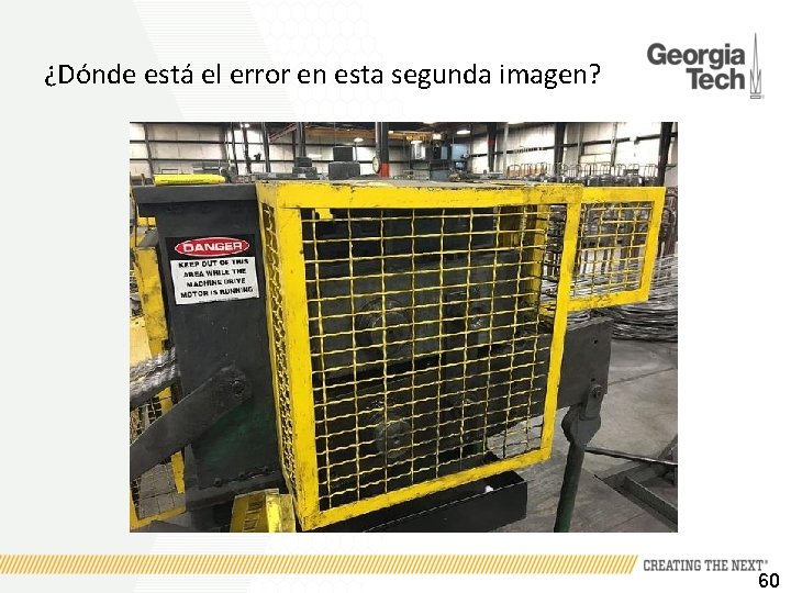 ¿Dónde está el error en esta segunda imagen? 60 