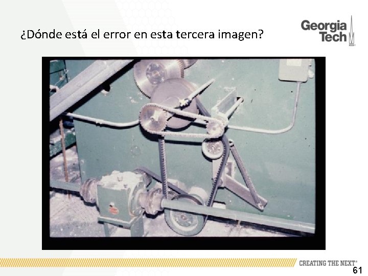 ¿Dónde está el error en esta tercera imagen? 61 