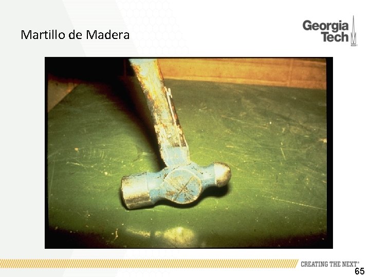 Martillo de Madera 65 