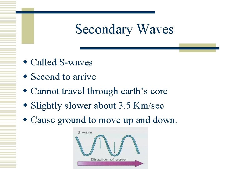 Essential Question w How do earthquakes shape the