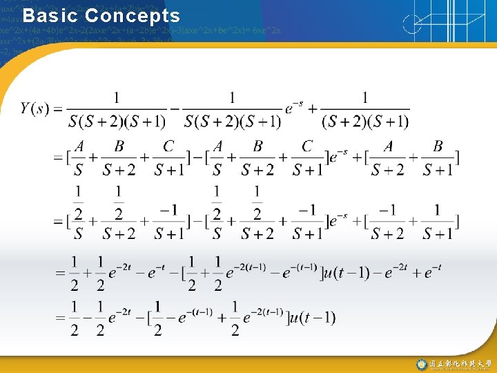 Basic Concepts 