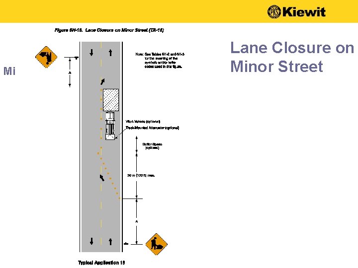 Mi Lane Closure on Minor Street 