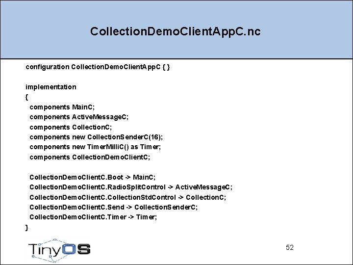 Collection. Demo. Client. App. C. nc configuration Collection. Demo. Client. App. C { }