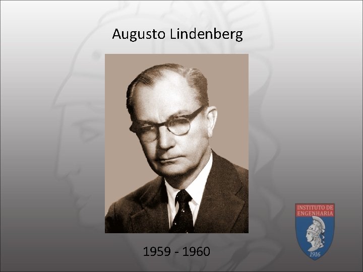 Augusto Lindenberg 1959 - 1960 