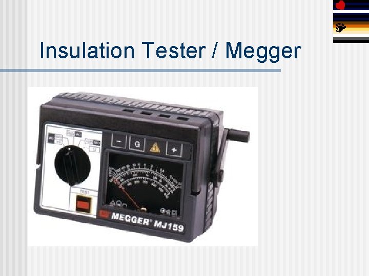Insulation Tester / Megger 