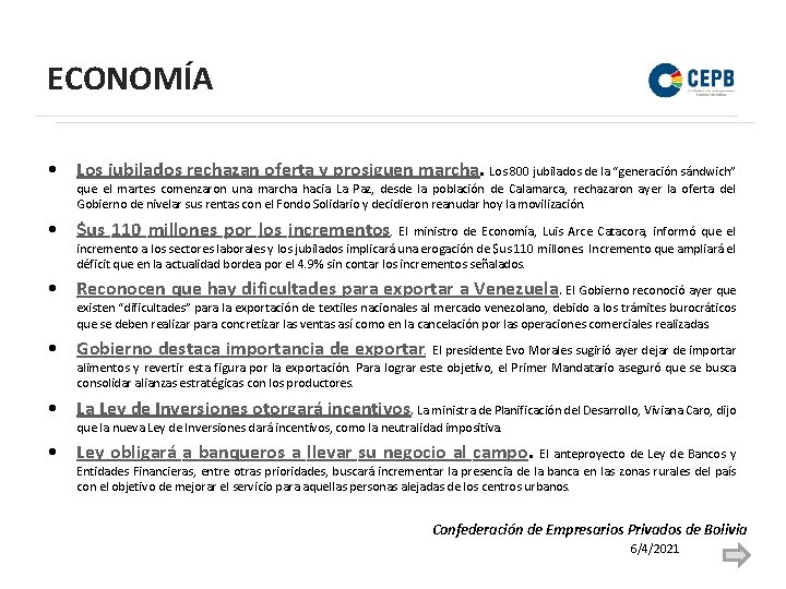 ECONOMÍA • Los jubilados rechazan oferta y prosiguen marcha. Los 800 jubilados de la