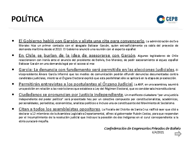 POLÍTICA • El Gobierno habló con Garzón y alista una cita para convencerlo. La