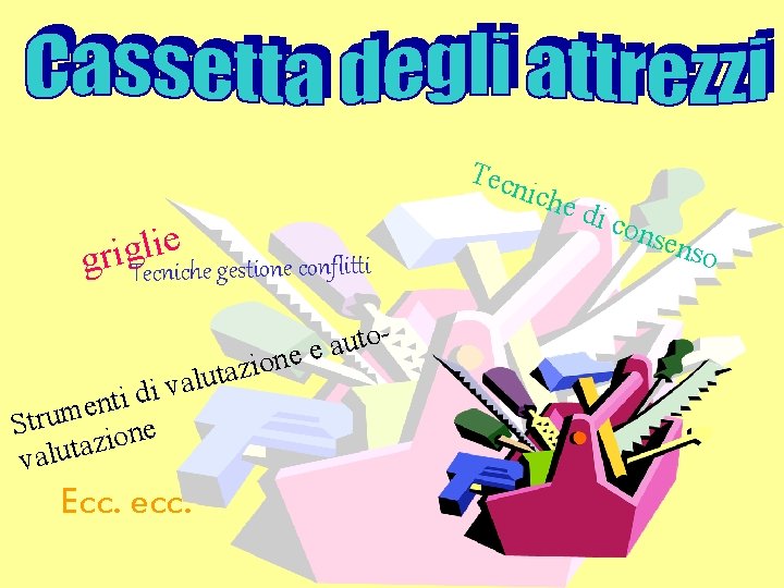 Tec nich e i l g i r g Tecniche gestione conflitti lu a Tec nich e i l g i r g Tecniche gestione conflitti lu a