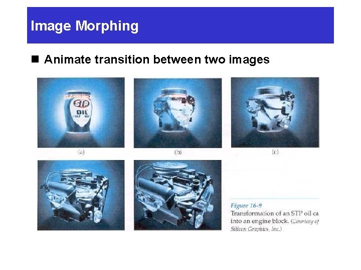 Image Morphing n Animate transition between two images 