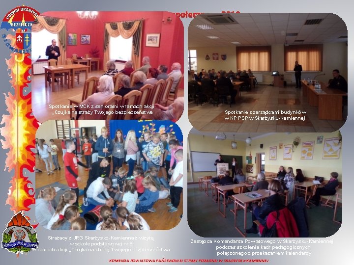 Prewencja społeczna w 2018 r. Spotkanie w MCK z seniorami w ramach akcji „Czujka