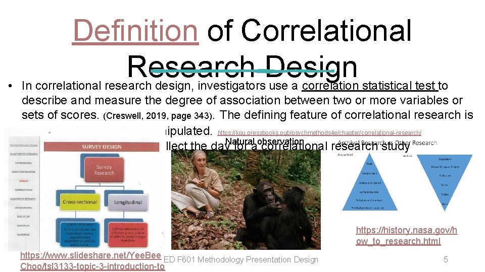 Definition of Correlational Research Design • In correlational research design, investigators use a correlation Definition of Correlational Research Design • In correlational research design, investigators use a correlation
