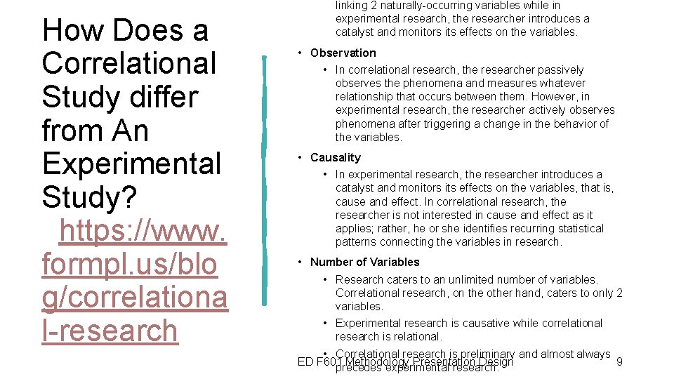 How Does a Correlational Study differ from An Experimental Study? https: //www. formpl. us/blo How Does a Correlational Study differ from An Experimental Study? https: //www. formpl. us/blo