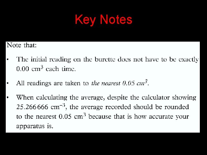 Key Notes 