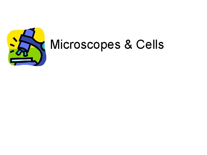 Microscopes & Cells 