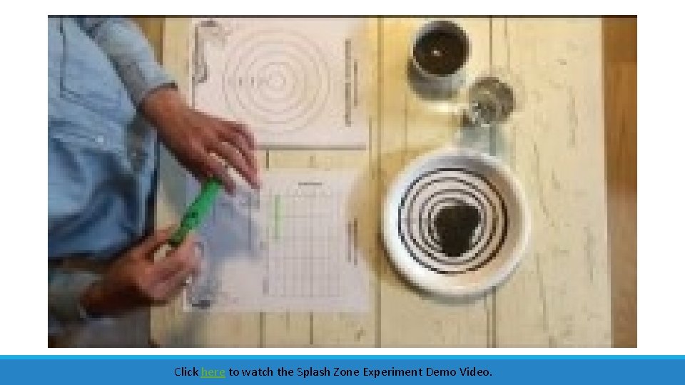 Click here to watch the Splash Zone Experiment Demo Video. 