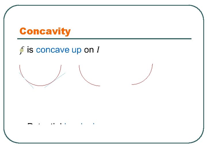 Concavity l 