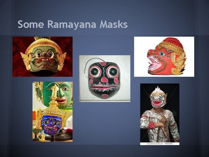 Some Ramayana Masks 