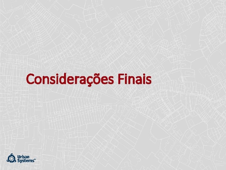 Considerações Finais 