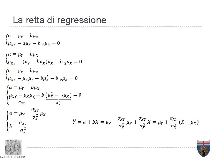 La retta di regressione 