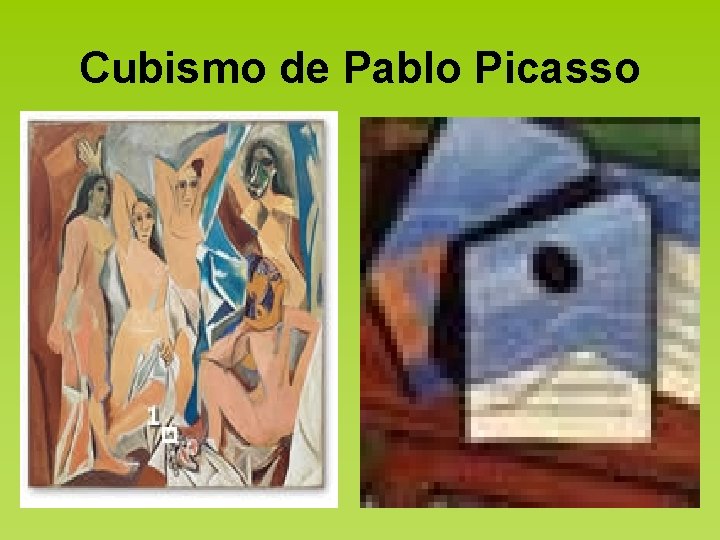 Cubismo de Pablo Picasso 