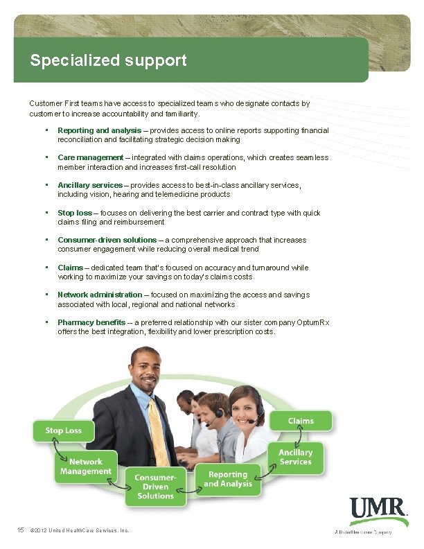 Specialized support Customer First teams have access to specialized teams who designate contacts by Specialized support Customer First teams have access to specialized teams who designate contacts by